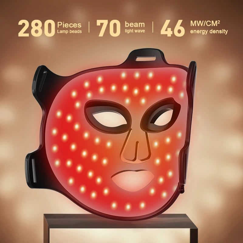 Red Led Light Therapy Photon Mask